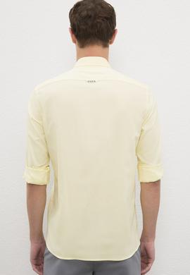 Erkek Sarı Gömlek Uzunkol Basic - 50218882121