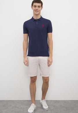 Erkek Lacivert Basic Tişört - 50222622014