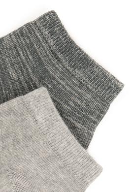 Erkek Gri Melanj Çorap - 50222723003