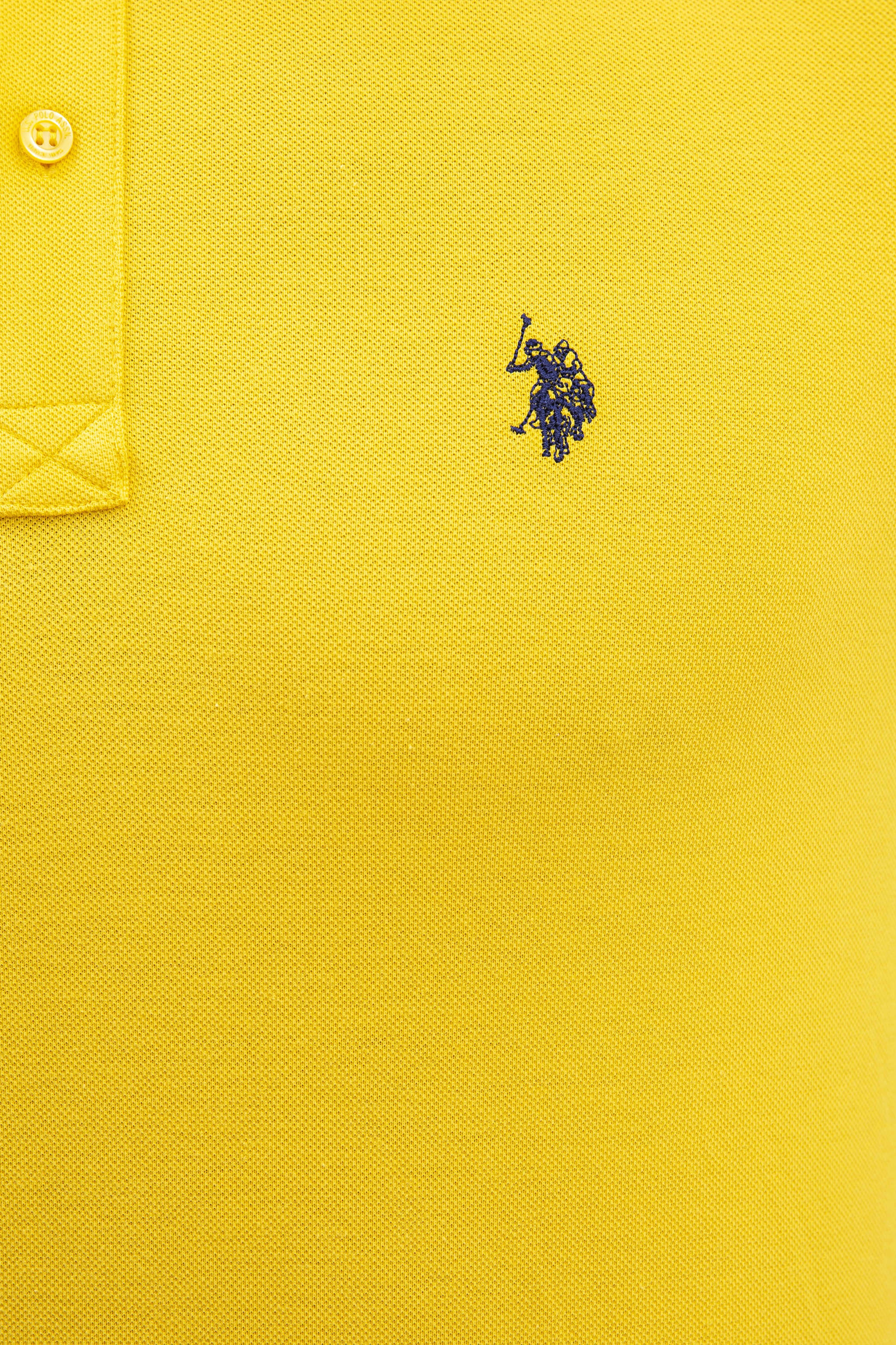 Erkek Safran Basic Polo Yaka Tişört - Image 5