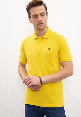 Erkek Safran Basic Polo Yaka Tişört - 50217612022