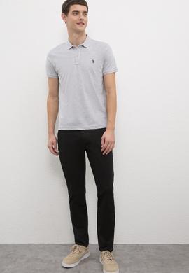 Erkek Gri Slim T-Shirt - 50187188025
