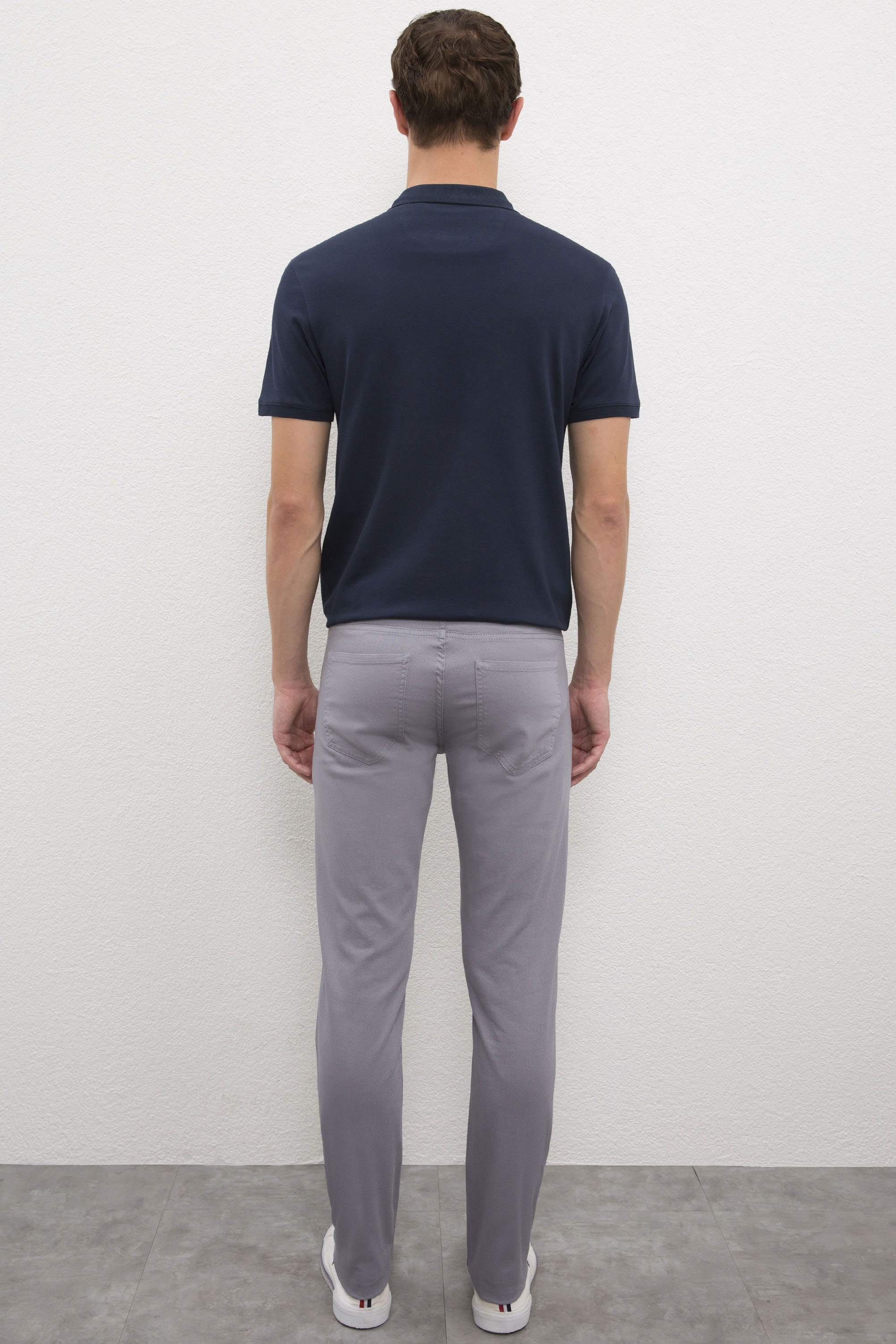 Erkek Gri Chinos - Image 4