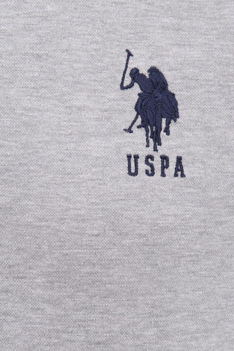 Erkek Gri Melanj Basic Tişört - 50222031064