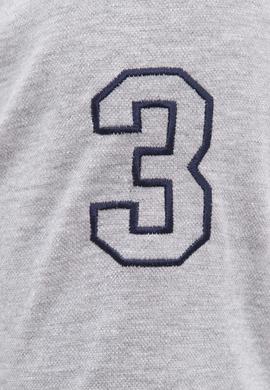 Erkek Gri Melanj Basic Tişört - 50222031064