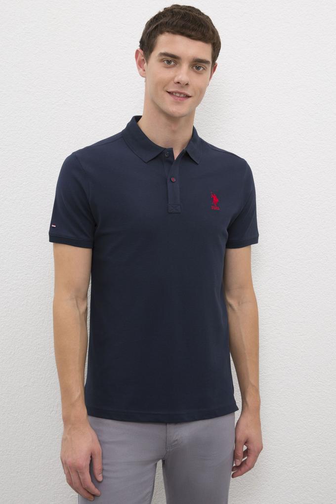 Erkek Koyu Lacivert Basic Tişört