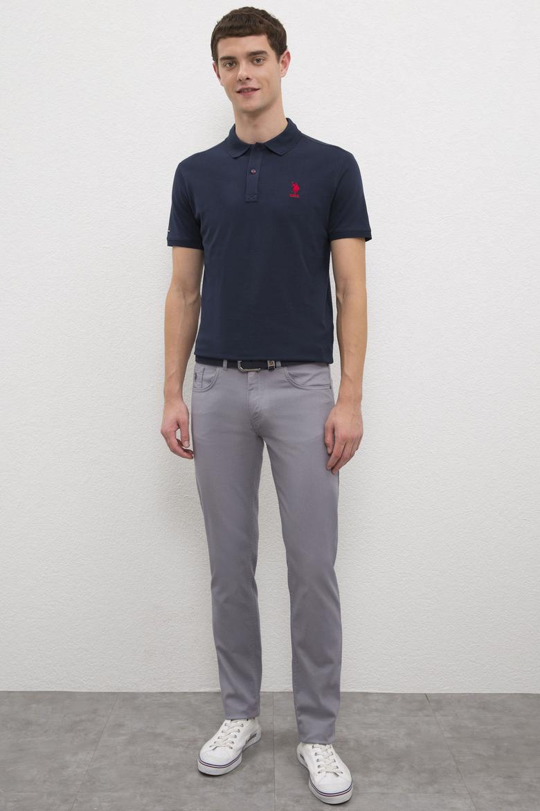 Erkek Koyu Lacivert Basic Tişört - 50222622134