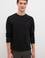 Erkek Siyah Basic Sweatshirt