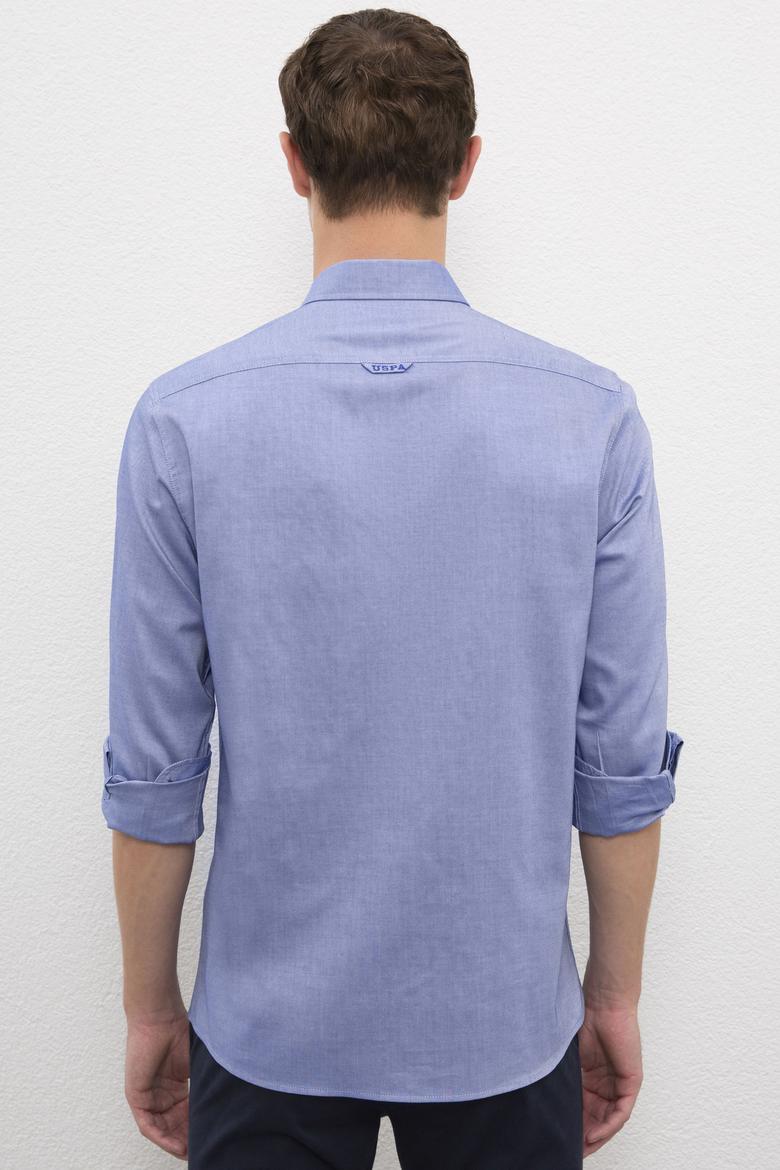 Erkek Mavi Gömlek Uzunkol Basic - 50218882182