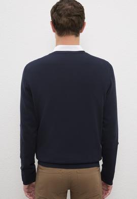 Erkek Lacivert Basic Kazak - 50224729042