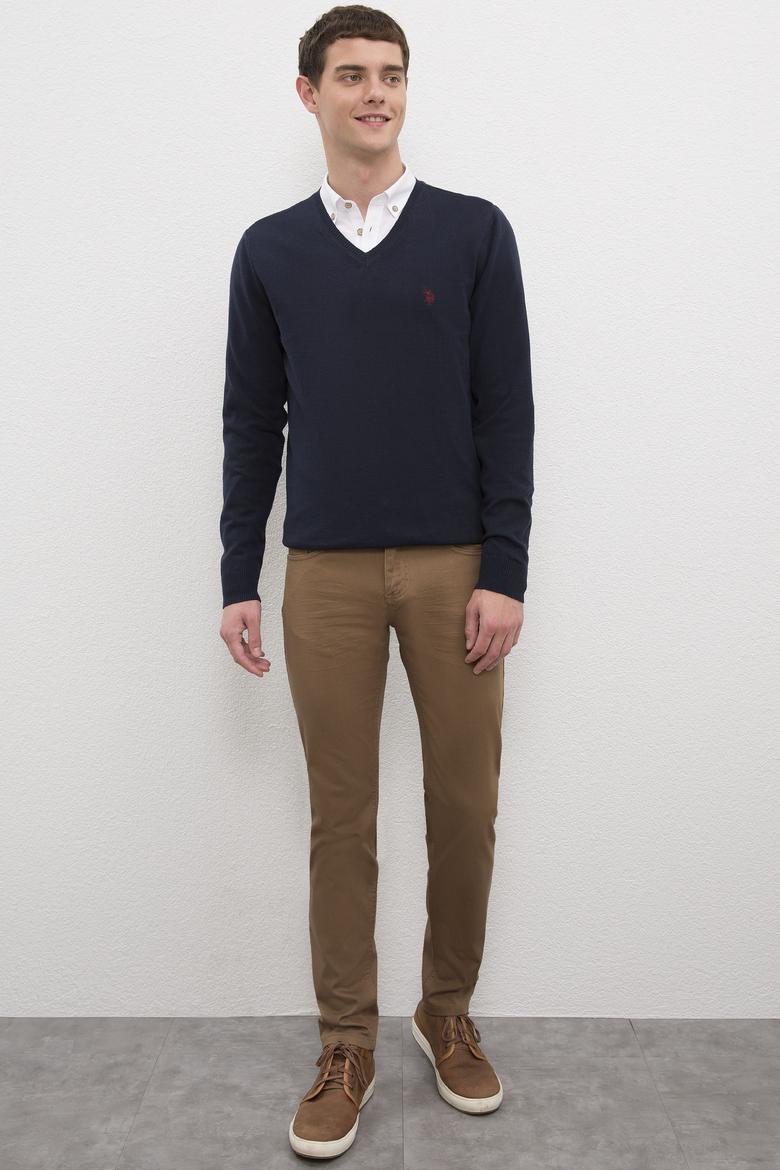 Erkek Lacivert Basic Kazak - 50224729042