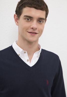 Erkek Lacivert Basic Kazak - 50224729042