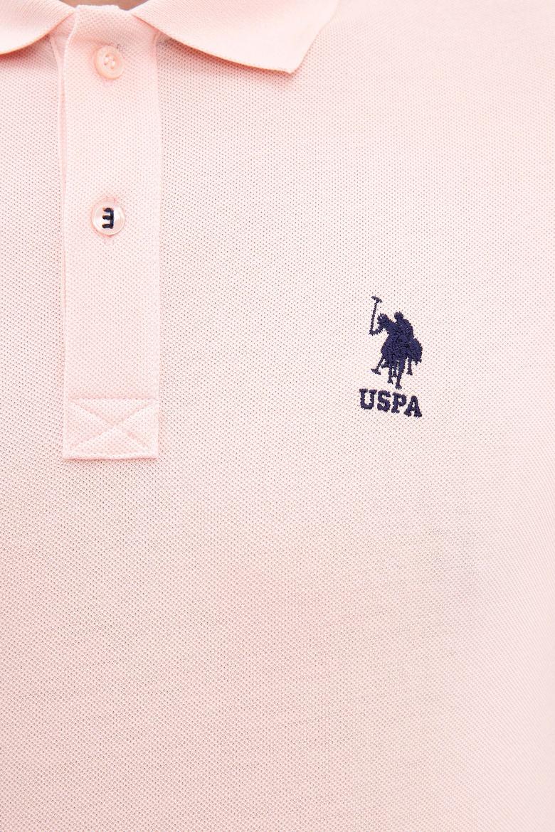 Erkek Açık Pembe Basic Tişört - 50222632238