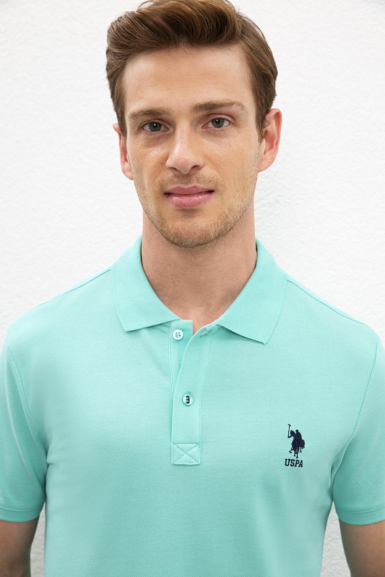 Erkek Mint Polo Yaka Basic T-Shirt - 50222632268