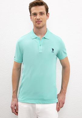 Erkek Mint Polo Yaka Basic T-Shirt - 50222632268