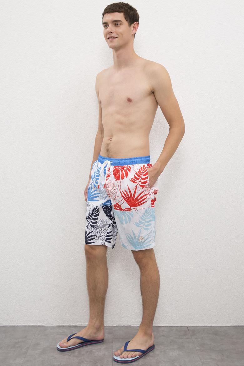 Erkek Turuncu Deniz Şortu - 50219266016