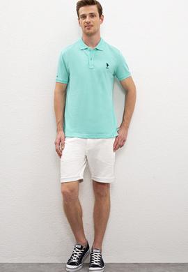 Erkek Mint Polo Yaka Basic T-Shirt - 50222632268