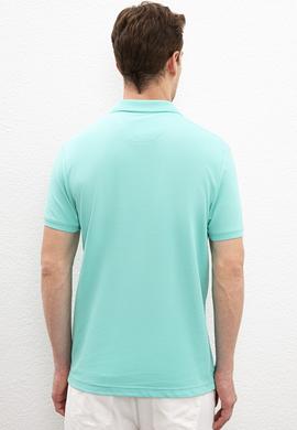 Erkek Mint Polo Yaka Basic T-Shirt - 50222632268
