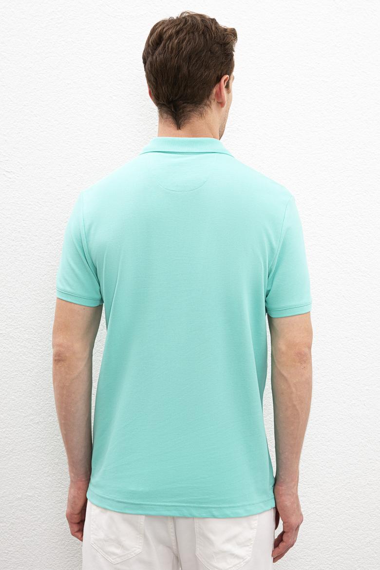 Erkek Mint Polo Yaka Basic T-Shirt - 50222632268
