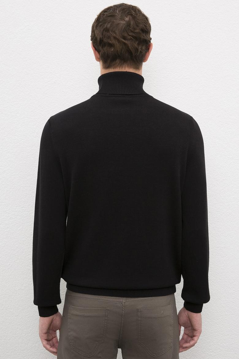 Erkek Siyah Basic Kazak - 50224728025