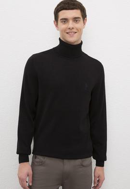 Erkek Siyah Basic Kazak - 50224728025