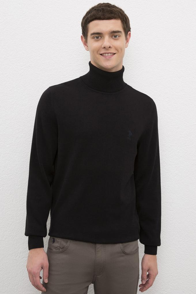 Erkek Siyah Basic Kazak