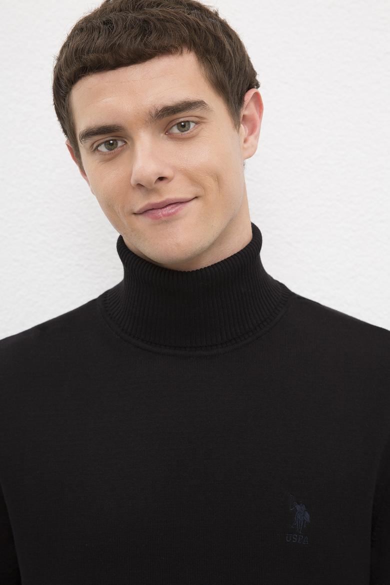 Erkek Siyah Basic Kazak - 50224728025