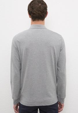 Erkek Gri Melanj Basic Sweatshirt - 50225335014