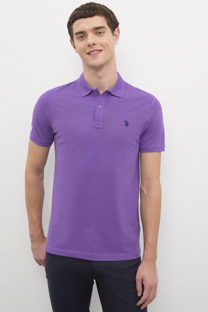 Erkek Menekşe Basic Tişört