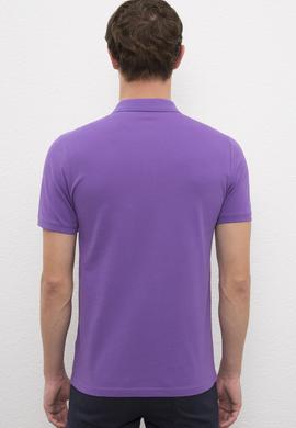 Erkek Menekşe Basic Tişört - 50217612044