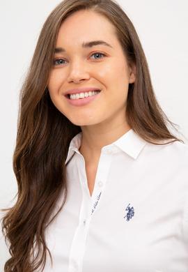 Kadın Beyaz Gömlek Uzunkol Basic - 50200203002