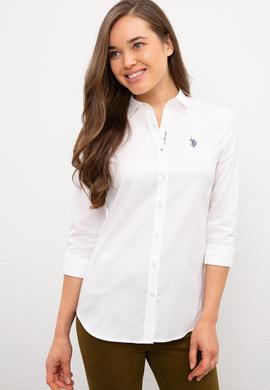 Kadın Beyaz Gömlek Uzunkol Basic - 50200203002