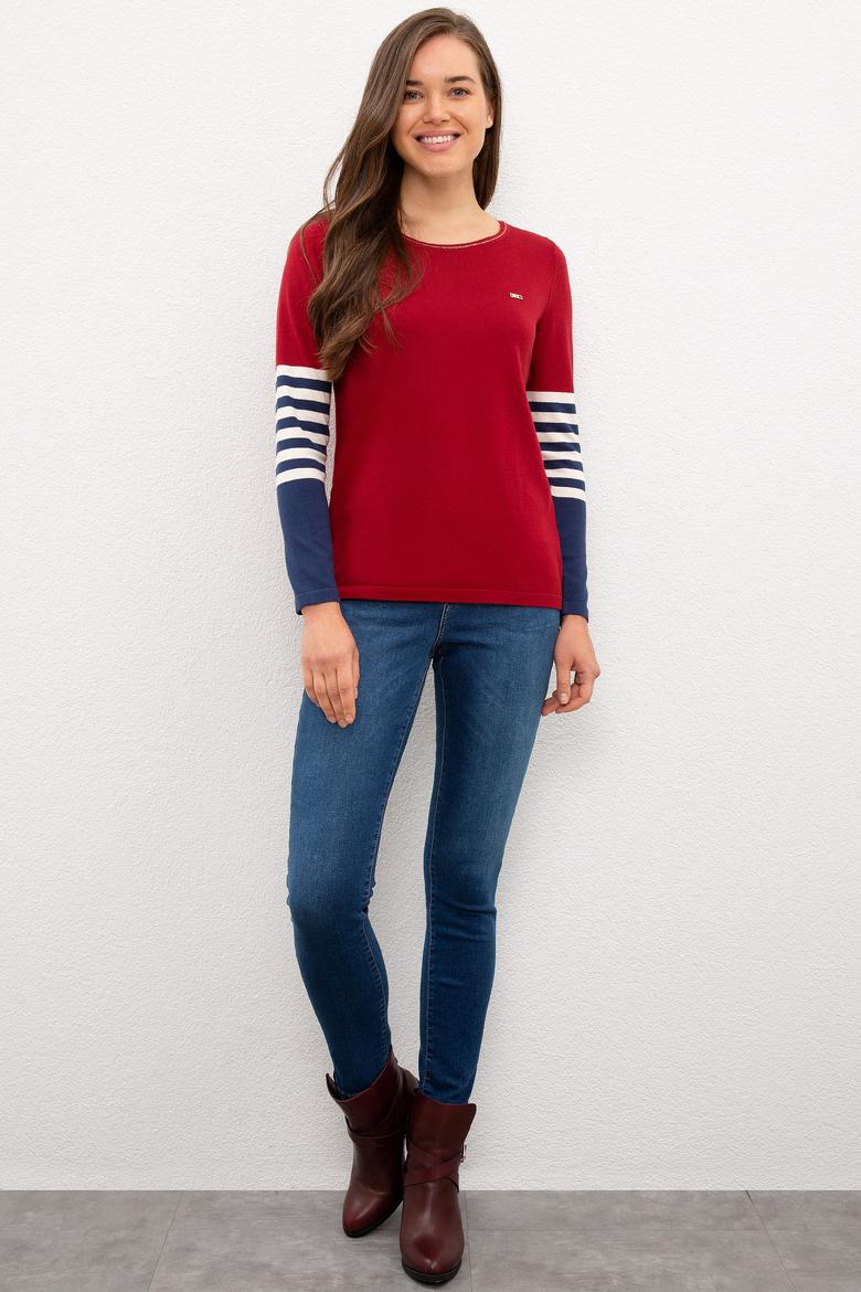 Kadın Kırmızı Kazak - 50223958023