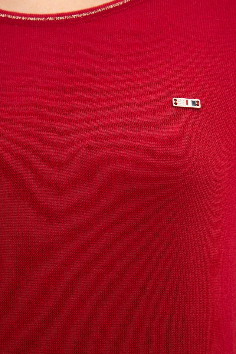 Kadın Kırmızı Kazak - 50223958023