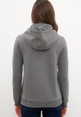 Kadın Antrasit Melanj Sweatshirt - 50225956002