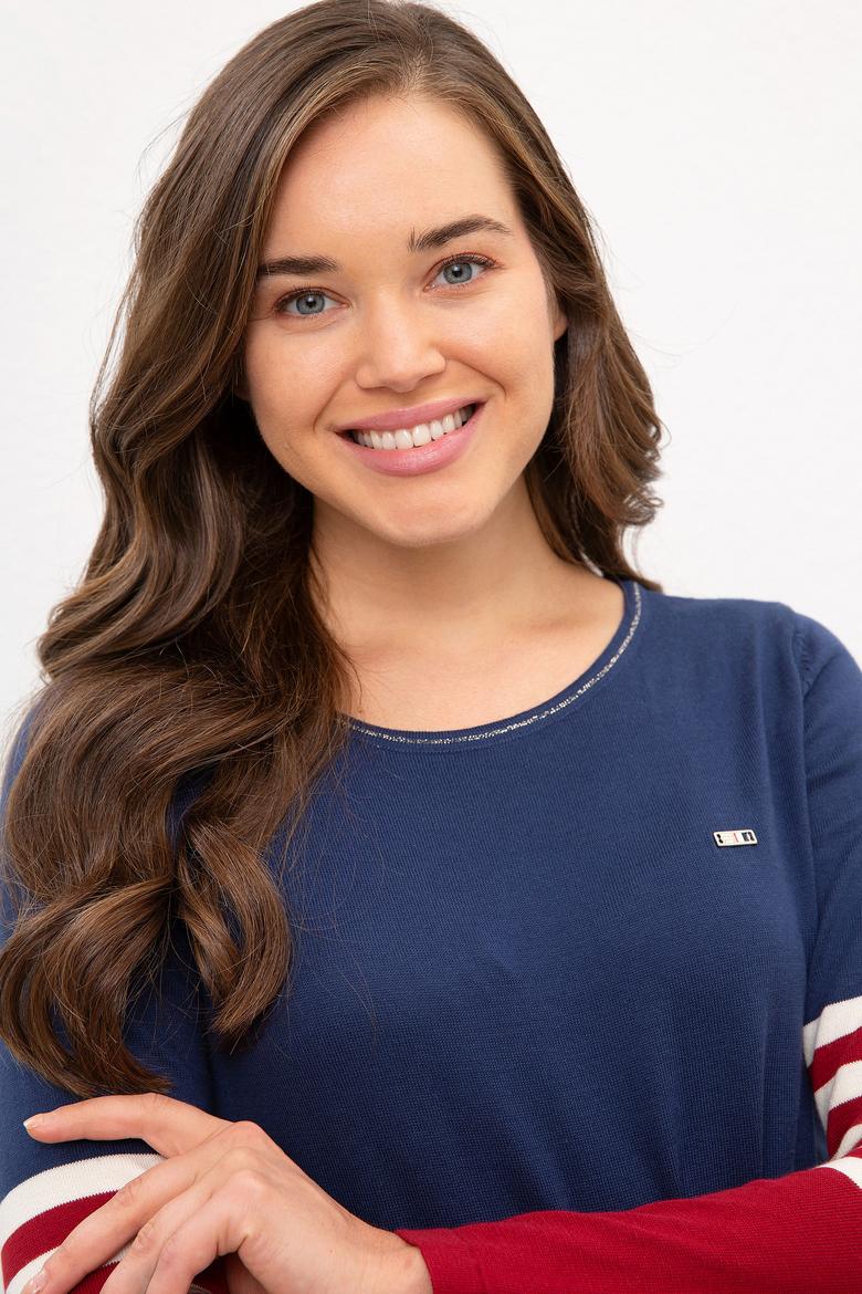 Kadın İndigo Kazak - 50223958031