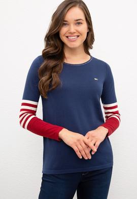 Kadın İndigo Kazak - 50223958031