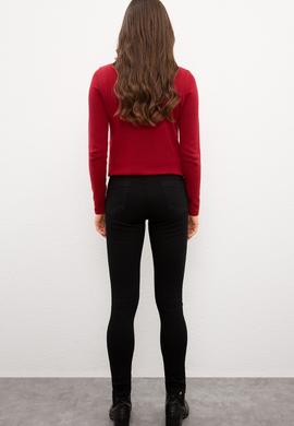 Kadın Siyah Jean Pantolon - 50226013004