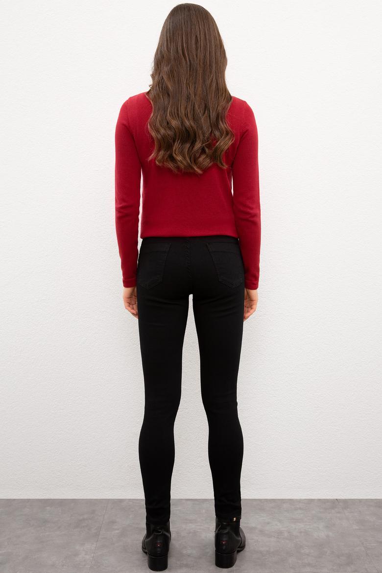 Kadın Siyah Jean Pantolon - 50226013004