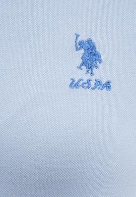 Kadın Mavi Basic Polo Yaka Tişört - 50217591051