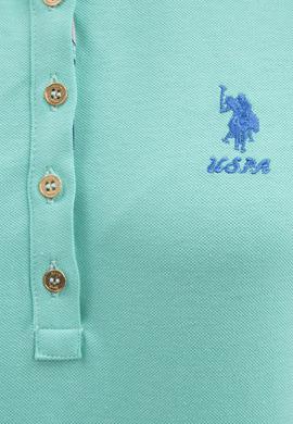 Kadın Mint Basic Polo Yaka Tişört - 50217591091