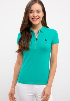 Kadın Yeşil Basic Tişört - 50217591100