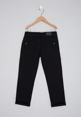 Erkek Çocuk Siyah Kanvas Pantolon - 50218313025