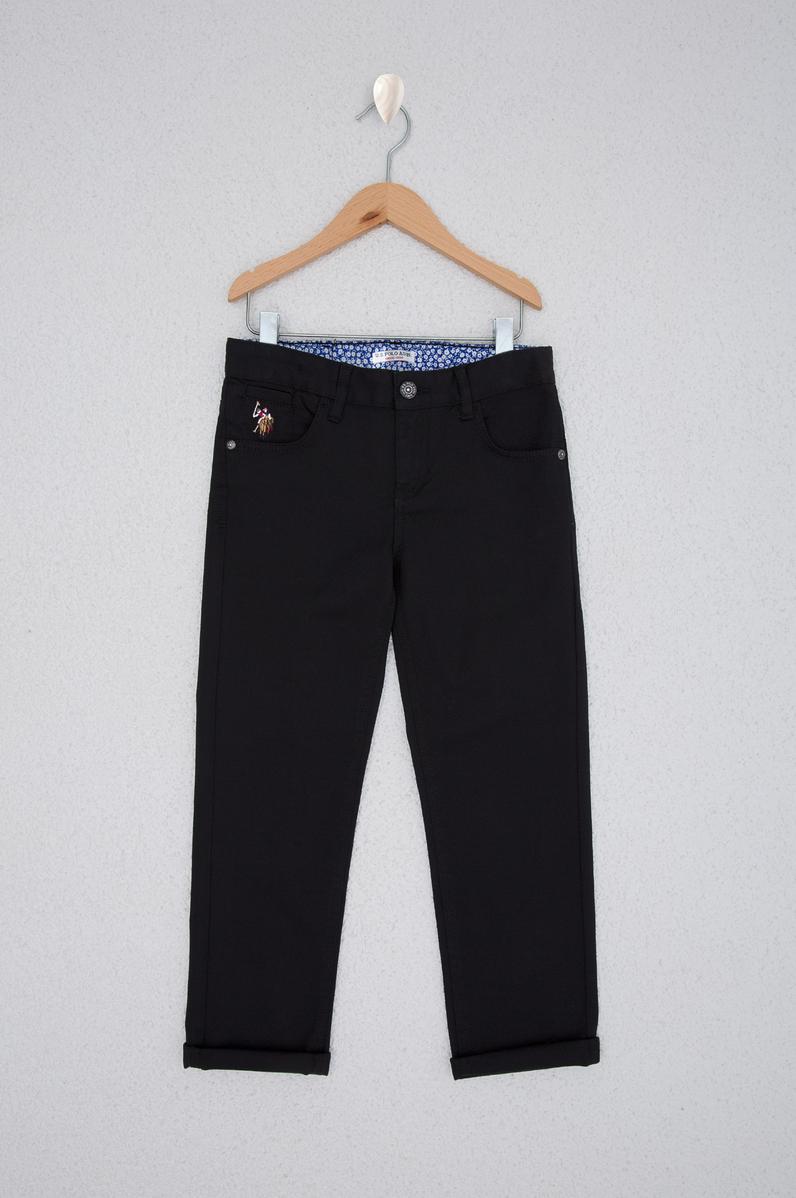 Erkek Çocuk Siyah Kanvas Pantolon