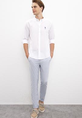 Erkek Açık Mavi Kanvas Pantolon - 50218323001