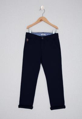 Erkek Çocuk Lacivert Kanvas Pantolon - 50218311036