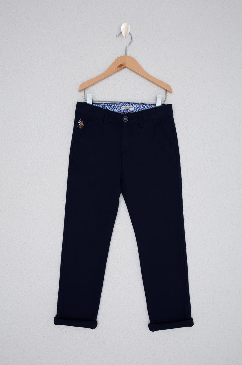 Erkek Çocuk Lacivert Kanvas Pantolon