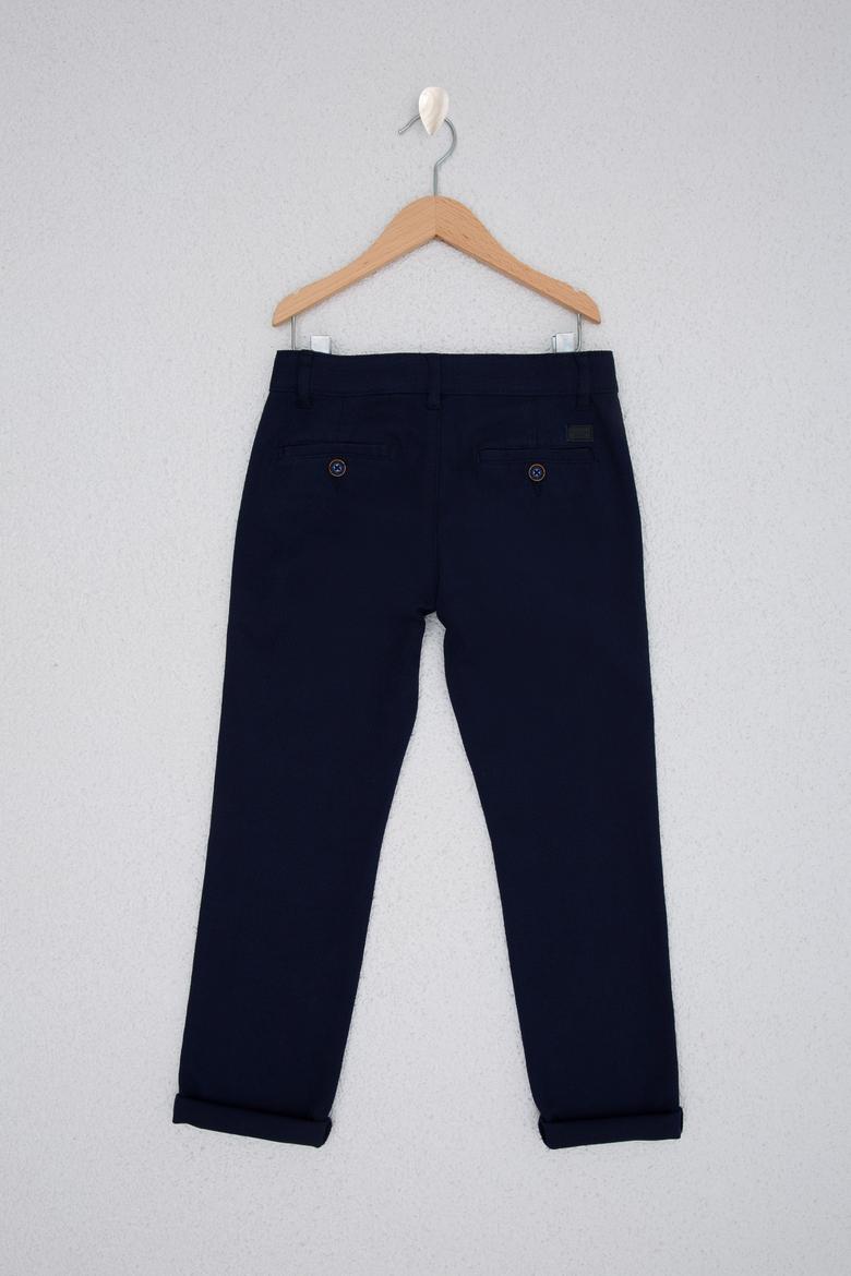 Erkek Çocuk Lacivert Kanvas Pantolon - 50218311036