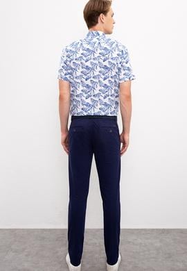 Erkek İndigo Kanvas Pantolon - 50218323040