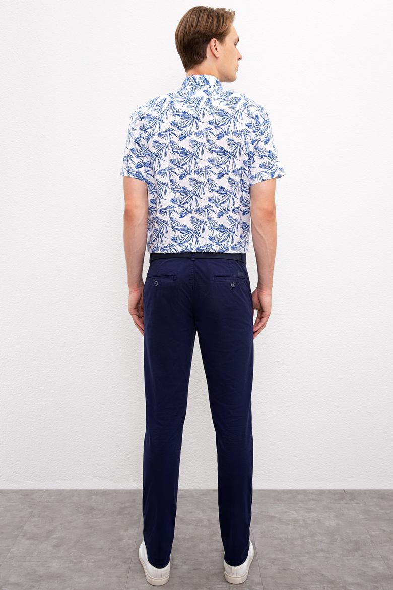 Erkek İndigo Kanvas Pantolon - 50218323040